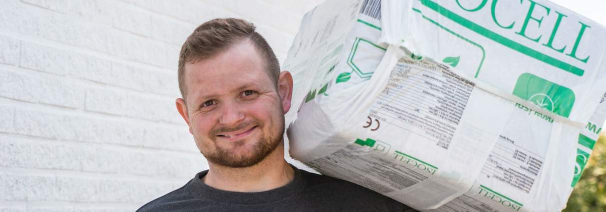 isolatør med papiruldsisolering